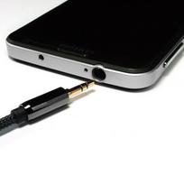 mini jack aux cable - Wozinsky WACSAB-2M AUX kabelis kampinis (vyriškas-vyriškas) mini jack 2m Juodas (Black) - 7 nuotrauka