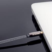 mini jack aux cable - Wozinsky WACMJB-2M universalus mini jack kabelis 2x AUX 2 m Juodas (Black) - 4 nuotrauka