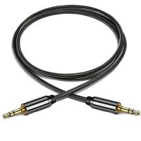 mini jack aux cable - Wozinsky WACMJB-2M universalus mini jack kabelis 2x AUX 2 m Juodas (Black) - 9 nuotrauka