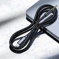 min 1 - Choetech AUX007 Lightning / Mini Jack 3.5mm laidas 1m - Juodas (Black) - 2 nuotrauka