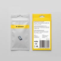 usb c kampinis - Wozinsky WPKF-01 USB-C - USB-C 40Gb/s 240W 8K OTG kampinis adapteris - Pilkas (Gray) - 3 nuotrauka