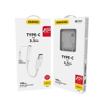 adapteris - Dudao Adapter USB Type C to headphones jack 3.5mm (female) White - 2 nuotrauka