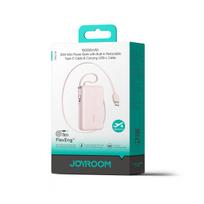 baterijos laidai - Joyroom JR-PR2L 10000mAh 35W rožinis - 3 nuotrauka