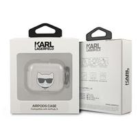 blizgantis deklas - OEM ®®KLA3UCHGS Glitter Choupette Case for Airpods 3®® Silver - 2 nuotrauka