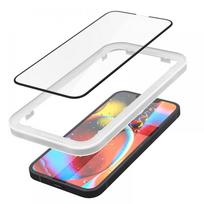 iphone 14 pro spigen - Spigen "ALM Glass FC" Ekrano Apsauga Apple iPhone 13 / 13 Pro / 14 - Juodas (Black) - 9 nuotrauka