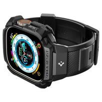 apple pro 3 - Spigen Rugged Armor Pro Apple Watch Ultra 49mm czarny|black ACS05460 - 8 nuotrauka