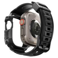 apple pro 3 - Spigen Rugged Armor Pro Apple Watch Ultra 49mm czarny|black ACS05460 - 12 nuotrauka