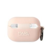 ausines rozines - Karl Lagerfeld "3D Logo NFT Choupette Head Silicone Case for Airpods Pro 2" Pink - 4 nuotrauka