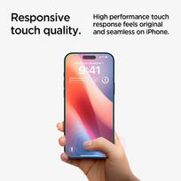 spigen glas.tr ez fit 2 pack - Spigen Glas.tR EZ Fit Privacy iPhone 15/ 16 2-pack - 5 nuotrauka