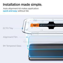 spigen glas.tr ez fit 2 pack - Spigen "GLAS.tR EZ Fit" grūdintas stiklas Samsung Galaxy S24 Plus 2 vnt. Skaidrus (Clear) - 9 nuotrauka