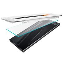 galaxy s24 ultra ekrano plevele - Spigen "GLAS.tR EZ Fit" Apsauginis stiklas Samsung Galaxy S24 Ultra - 2 vnt. - 10 nuotrauka