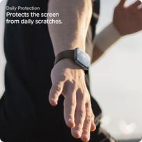 apple watch stikliukas - Spigen Elite Shield ”EZ FIT” Hybrid Glass 2-PACK for Apple Watch 10 (42MM) - Clear - 3 nuotrauka