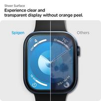 apple watch stikliukas - Spigen Elite Shield ”EZ FIT” Hybrid Glass 2-PACK for Apple Watch 10 (42MM) - Clear - 4 nuotrauka