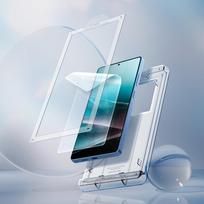 galaxy s25 ekrano apsauga - Spigen Elite Shield EZ Fit Hibridinis Stiklas Samsung Galaxy S25 Ultra - Skaidrus (Transparent) - 7 nuotrauka