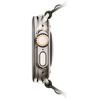 apple watch stikliukas - Uniq Voute dėklas su grūdintu stiklu Apple Watch Ultra 49 mm - sidabrinis - 3 nuotrauka