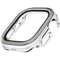 apple watch stikliukas - Uniq Voute dėklas su grūdintu stiklu Apple Watch Ultra 49 mm - sidabrinis - 4 nuotrauka