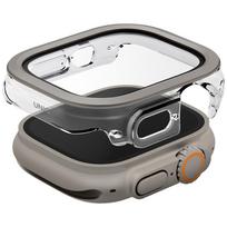 apple watch stikliukas - Uniq Voute dėklas su grūdintu stiklu Apple Watch Ultra 49 mm - sidabrinis - 5 nuotrauka