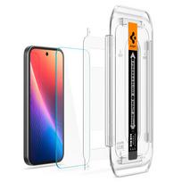 google pixel 9a stiklas - Spigen "GLAS.tR EZ Fit" Apsauginis stiklas 2 vnt. Google Pixel 9A - Skaidrus (Clear) - 2 nuotrauka