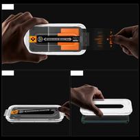 apple iphone 16 - Spigen "Glas.tR EZ Fit Pro" Privatumo Apsauginis Stiklas Apple iPhone 16 Pro / 17 / 17 Pro - 1 vnt. - 2 nuotrauka