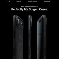 spigen glas.tr ez fit 2 pack - Spigen Glas.TR EZ Fit 2-pack privacy glass for iPhone 17 Air - 4 nuotrauka