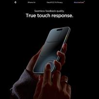 spigen glas.tr ez fit 2 pack - Spigen Glas.TR EZ Fit 2-pack privacy glass for iPhone 17 Air - 7 nuotrauka