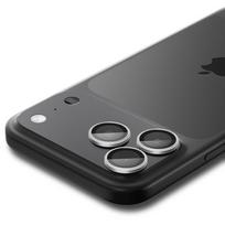 iphone 17 ekrano apsauga spigen - Spigen "Optik Pro Glas.tR EZ Fit" Kamerų Apsauga 2 vnt. sidabrinis (Silver) - iPhone 17/16/15/14 Pro / 17/16/15/14 Pro Max - 4 nuotrauka