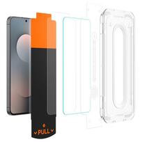 spigen glas.tr ez fit 2 pack - Spigen "Glas.tR EZ Fit Pro HD" Apsauginis stiklas 2 vnt. Samsung Galaxy S25 FE - Skaidrus (Transparent) - 7 nuotrauka