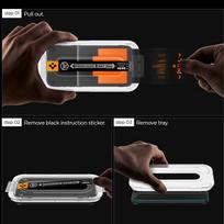 spigen glas.tr ez fit 2 pack - Spigen "Glas.tR EZ Fit Pro HD" Apsauginis stiklas 2 vnt. Samsung Galaxy S25 FE - Skaidrus (Transparent) - 8 nuotrauka