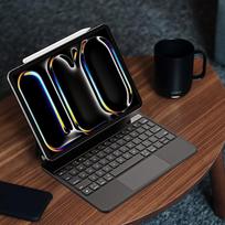 duck duck - Dėklas Dux Ducis Keyboard (MK Series) su Bluetooth klaviatūra Apple iPad Pro 11" 2024 Juodas (Black) - 5 nuotrauka