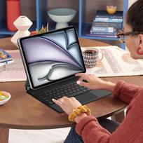 ipad klaviatura - Tech-Protect "Smartcase Magnetic with Keyboard" iPad Pro 12.9” 2020 / 2021 / 2022 / iPad Air 13” 2024 / 2025 Juodas (Black) - 4 nuotrauka