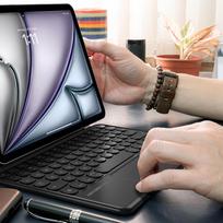 deklas klaviatura - Amazingthing Minimal Case Keylite Combo Keyboard iPad 11" (2025) Black - 8 nuotrauka