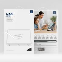 ipad piestukas - DUX DUCIS Magi iPad Pro 11 (2024/2025) Black - 2 nuotrauka