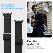 watch 8 classic - Spigen Fit Lite dirželis Samsung Galaxy Watch 8 / Classic (40 / 44 / 46 mm) - Juodas (Black) - 2 nuotrauka