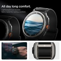 watch 8 classic - Spigen Fit Lite dirželis Samsung Galaxy Watch 8 / Classic (40 / 44 / 46 mm) - Juodas (Black) - 3 nuotrauka