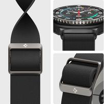watch 8 classic - Spigen Fit Lite dirželis Samsung Galaxy Watch 8 / Classic (40 / 44 / 46 mm) - Juodas (Black) - 5 nuotrauka