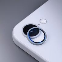 iphone 16e apsaugine plevele - 3mk Lens Protection Pro Tempered Glass for iPhone 16e - Blue - 7 nuotrauka