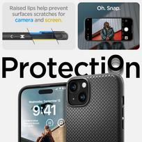 spigen iphone 15 - Spigen "MagSafe Armor iPhone 15" Matte Black - 6 nuotrauka