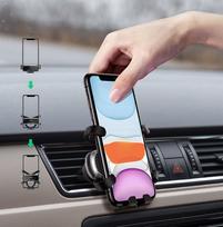 automobilio telefono laikiklis - Ugreen Gravity Drive Air Vent Car Mount Phone Holder 80871 Black - 7 nuotrauka