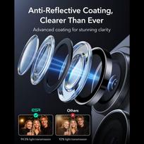 telefono kameros apsauga - ESR Armorite Camera Protector for Samsung Galaxy S26 Ultra - Black - 4 nuotrauka