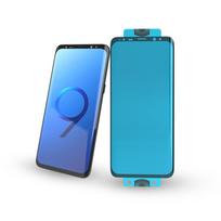 samsung frame remelis - 3D Edge Nano Flexi Glass Hybrid Full Screen Protector with frame for Samsung Galaxy S21+ 5G (S21 - 13 nuotrauka