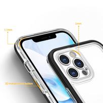 telefonas iphone pro max 12 - Hurtel Clear dėklas skirtas iPhone 12 Pro Max, juodas - 5 nuotrauka