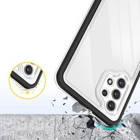 samsung galaxy a72 - Hurtel "Clear 3in1 Case Xiaomi Redmi 10" Frame Gel Cover Blue - 3 nuotrauka
