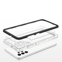 samsung galaxy a72 - Hurtel "Clear 3in1 Case Xiaomi Redmi 10" Frame Gel Cover Blue - 4 nuotrauka