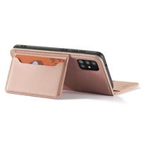 magnetas telefono - Hurtel Magnet Card Case Samsung Galaxy A12 5G - Rožinis (Pink) - 5 nuotrauka
