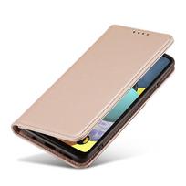 magnetas telefono - Hurtel Magnet Card Case Samsung Galaxy A12 5G - Rožinis (Pink) - 10 nuotrauka