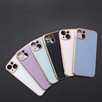 remantuoja telefonus - Hurtel "Lighting Color Case Xiaomi Redmi Note 11" Gold Frame Blue - 2 nuotrauka