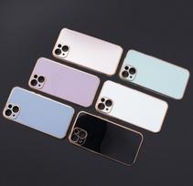 remantuoja telefonus - Hurtel "Lighting Color Case Xiaomi Redmi Note 11" Gold Frame Blue - 3 nuotrauka