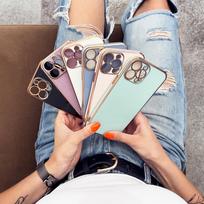 remantuoja telefonus - Hurtel "Lighting Color Case Xiaomi Redmi Note 11" Gold Frame Blue - 4 nuotrauka