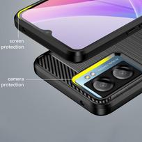 poco f4 - Hurtel "Carbon Case Xiaomi Poco F4 5G" Black - 3 nuotrauka