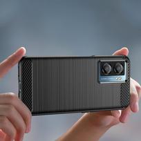 poco f4 - Hurtel "Carbon Case Xiaomi Poco F4 5G" Black - 4 nuotrauka